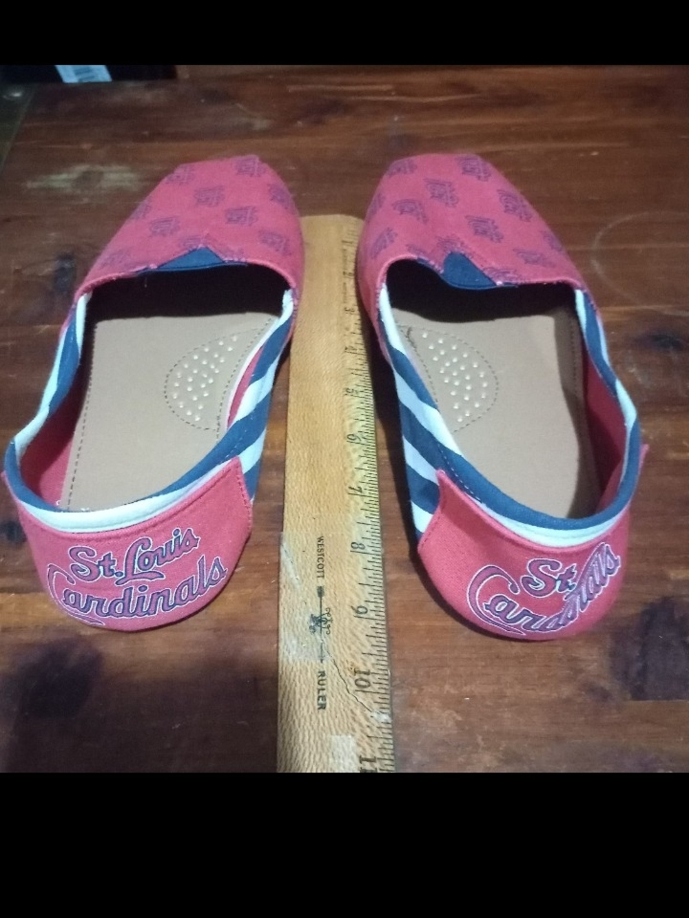Red Slip-On Shoes